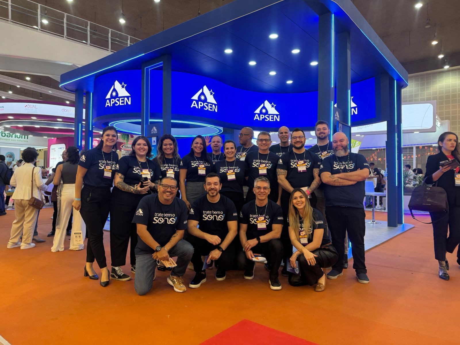 Equipe da Apsen presente no Brain 2025 durante ações voltadas à saúde mental e TDAH